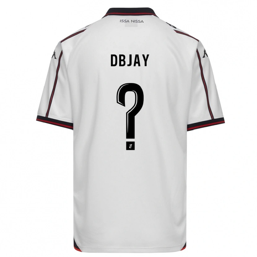 Danxen Męski Johan Dbjay #0 Czarny Biały Wyjazdowa Koszulka 2026/27 Koszulki Klubowe