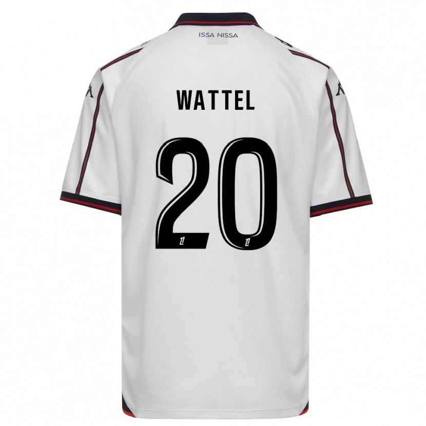 Danxen Męski Sami Wattel #20 Czarny Biały Wyjazdowa Koszulka 2026/27 Koszulki Klubowe