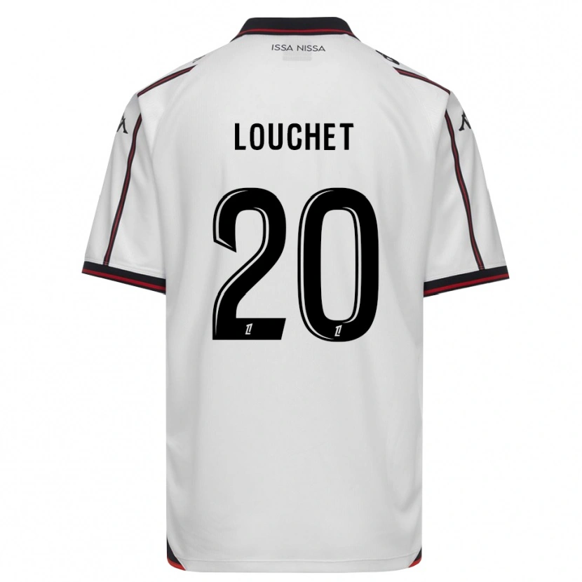 Danxen Męski Tom Louchet #20 Czarny Biały Wyjazdowa Koszulka 2026/27 Koszulki Klubowe