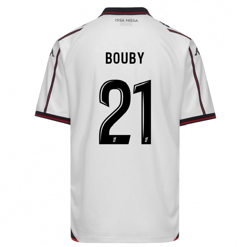 Danxen Męski Coline Bouby #21 Czarny Biały Wyjazdowa Koszulka 2026/27 Koszulki Klubowe