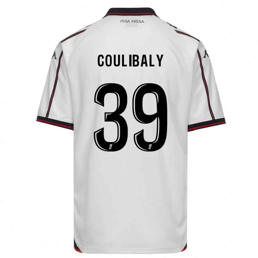 Danxen Męski Djibril Coulibaly #39 Czarny Biały Wyjazdowa Koszulka 2026/27 Koszulki Klubowe