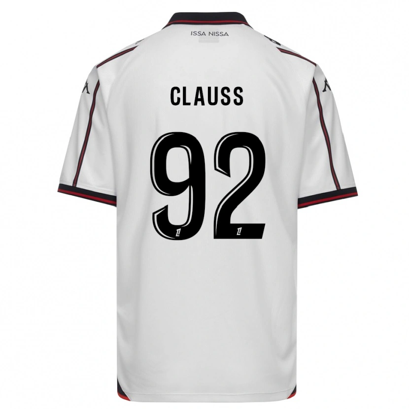 Danxen Męski Jonathan Clauss #92 Czarny Biały Wyjazdowa Koszulka 2026/27 Koszulki Klubowe
