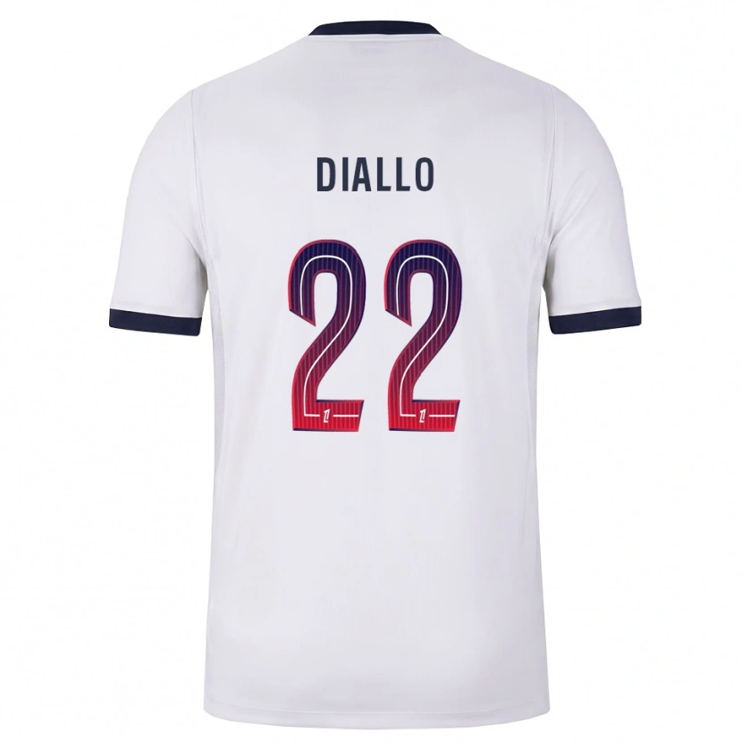 Danxen Męski Abdou Diallo #22 Biały Czarny Czerwony Wyjazdowa Koszulka 2026/27 Koszulki Klubowe