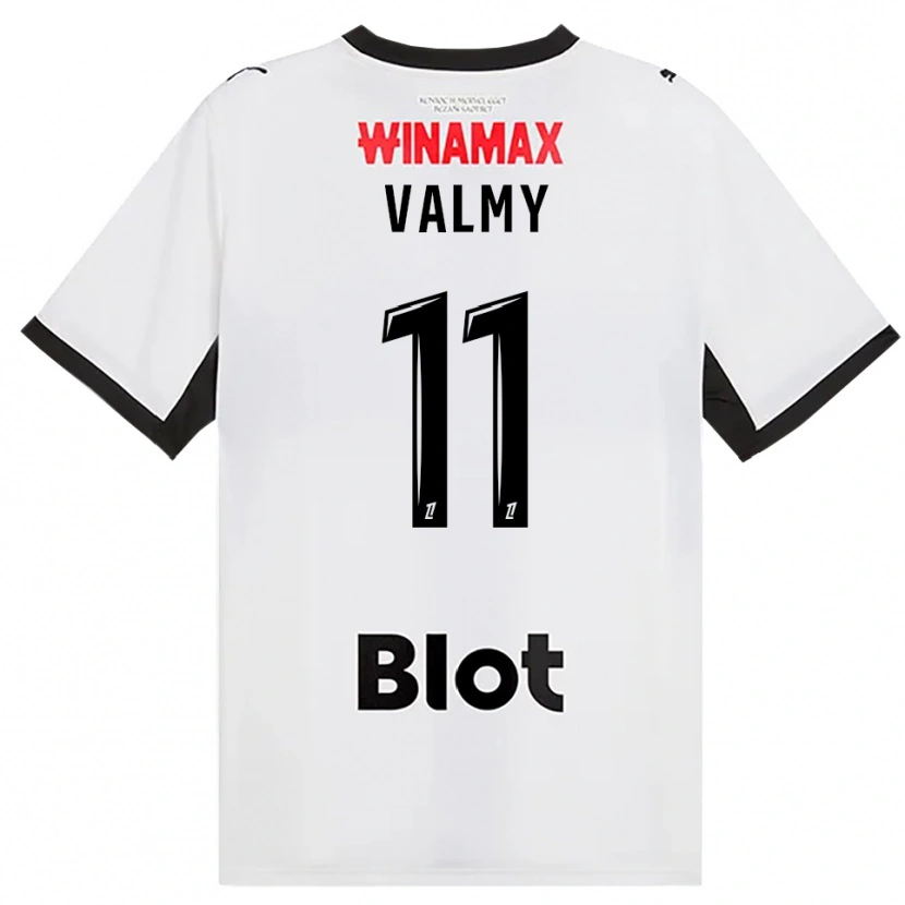 Danxen Męski Mouhammad Valmy #11 Czarny Biały Czerwony Wyjazdowa Koszulka 2026/27 Koszulki Klubowe