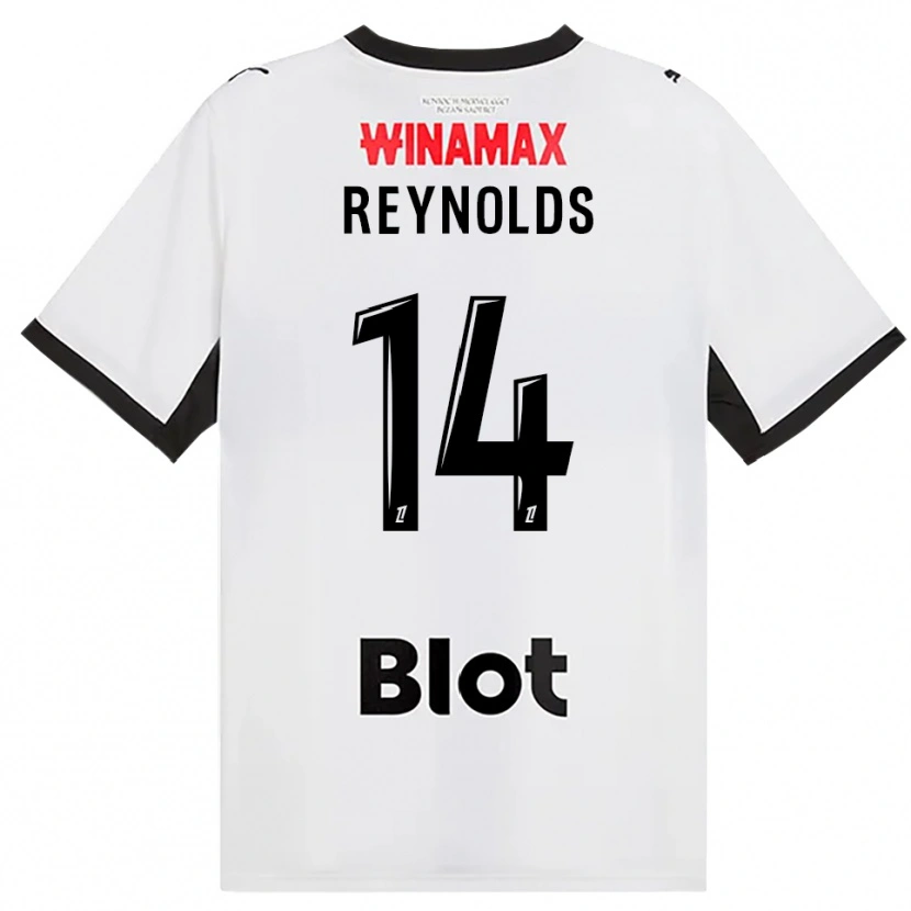 Danxen Męski Bryan Reynolds #14 Czarny Biały Czerwony Wyjazdowa Koszulka 2026/27 Koszulki Klubowe