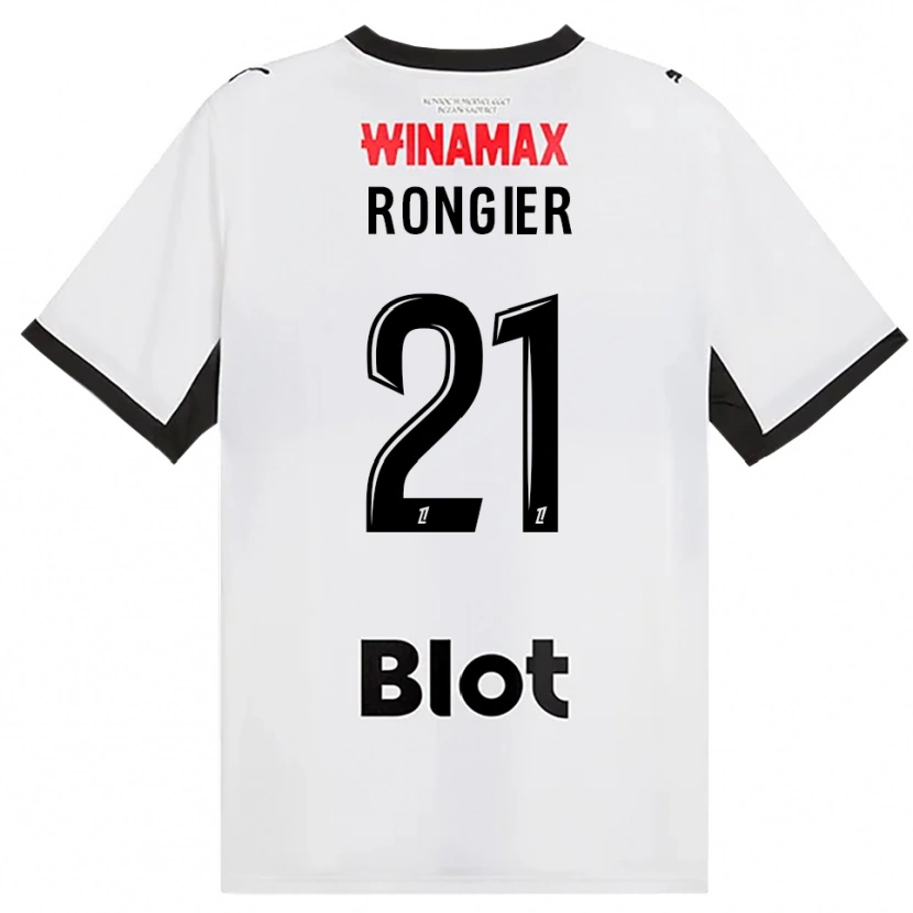 Danxen Męski Valentin Rongier #21 Czarny Biały Czerwony Wyjazdowa Koszulka 2026/27 Koszulki Klubowe