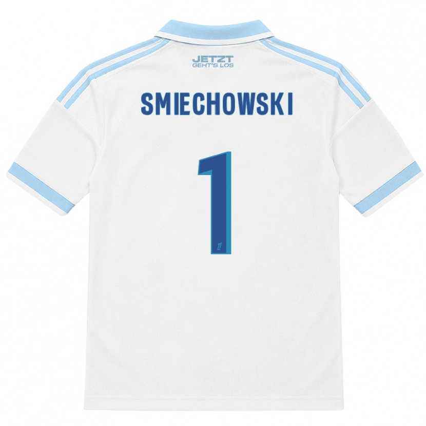 Danxen Męski Artur Smiechowski #1 Jasny Błękit Biały Czerwony Wyjazdowa Koszulka 2026/27 Koszulki Klubowe
