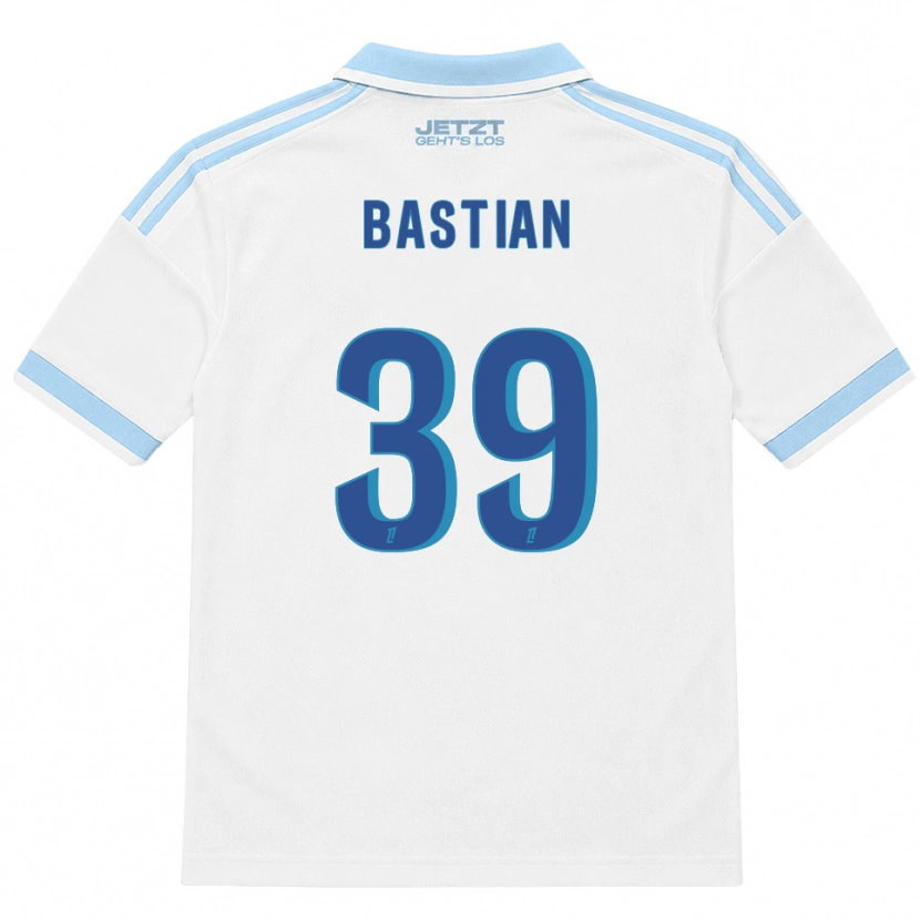 Danxen Męski Maxime Bastian #39 Jasny Błękit Biały Czerwony Wyjazdowa Koszulka 2026/27 Koszulki Klubowe