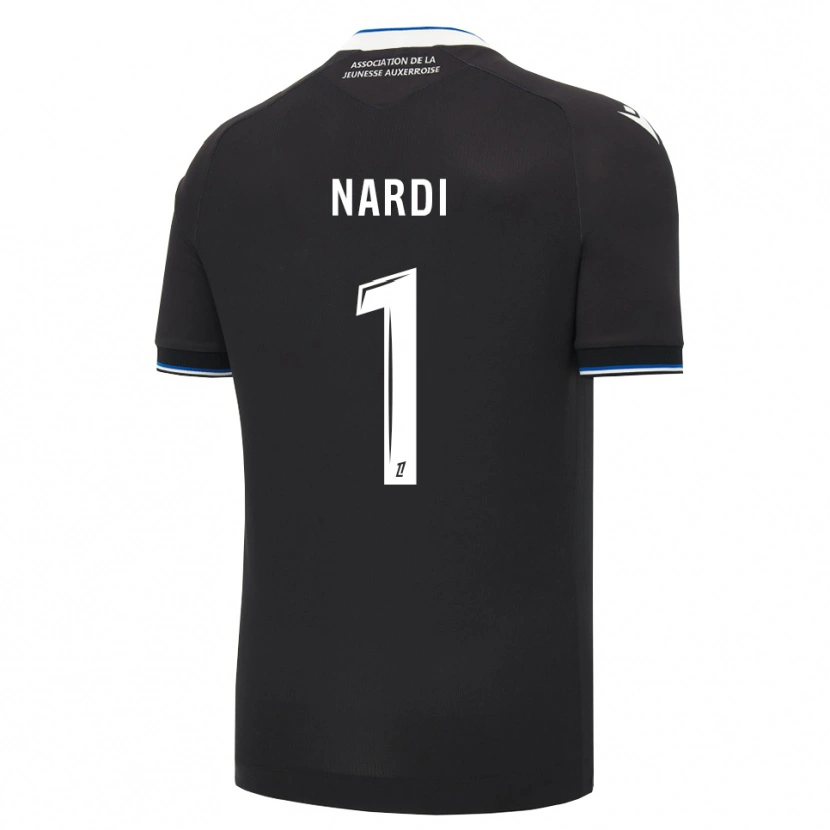 Danxen Męski Paul Nardi #1 Czarny Niebieski Biały Wyjazdowa Koszulka 2026/27 Koszulki Klubowe