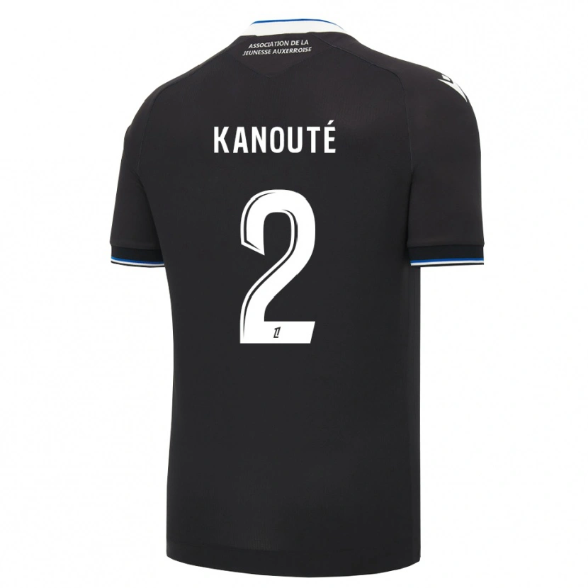 Danxen Męski Ibrahima Kanouté #2 Czarny Niebieski Biały Wyjazdowa Koszulka 2026/27 Koszulki Klubowe