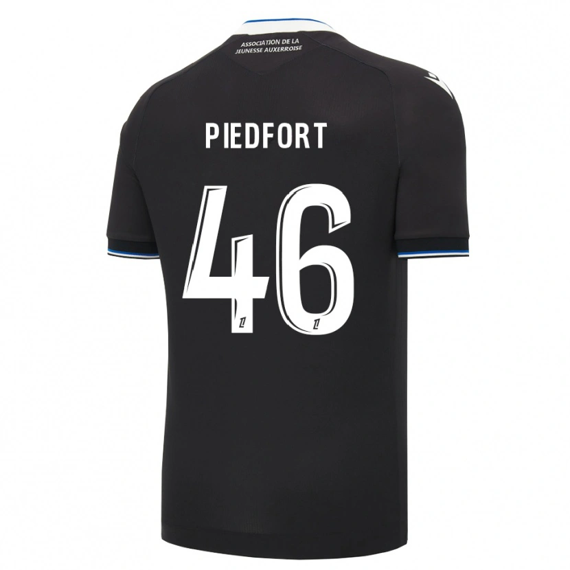 Danxen Męski Arthur Piedfort #46 Czarny Niebieski Biały Wyjazdowa Koszulka 2026/27 Koszulki Klubowe