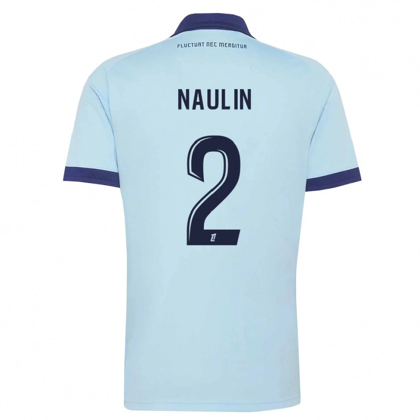 Danxen Męski Ethan Naulin #2 Błękitny Czarny Wyjazdowa Koszulka 2026/27 Koszulki Klubowe