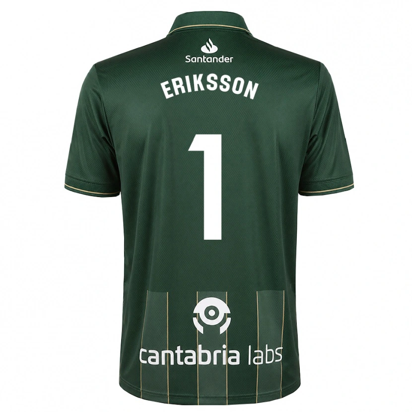 Danxen Męski Simon Eriksson #1 Ciemnoszary Szary Biały Wyjazdowa Koszulka 2026/27 Koszulki Klubowe