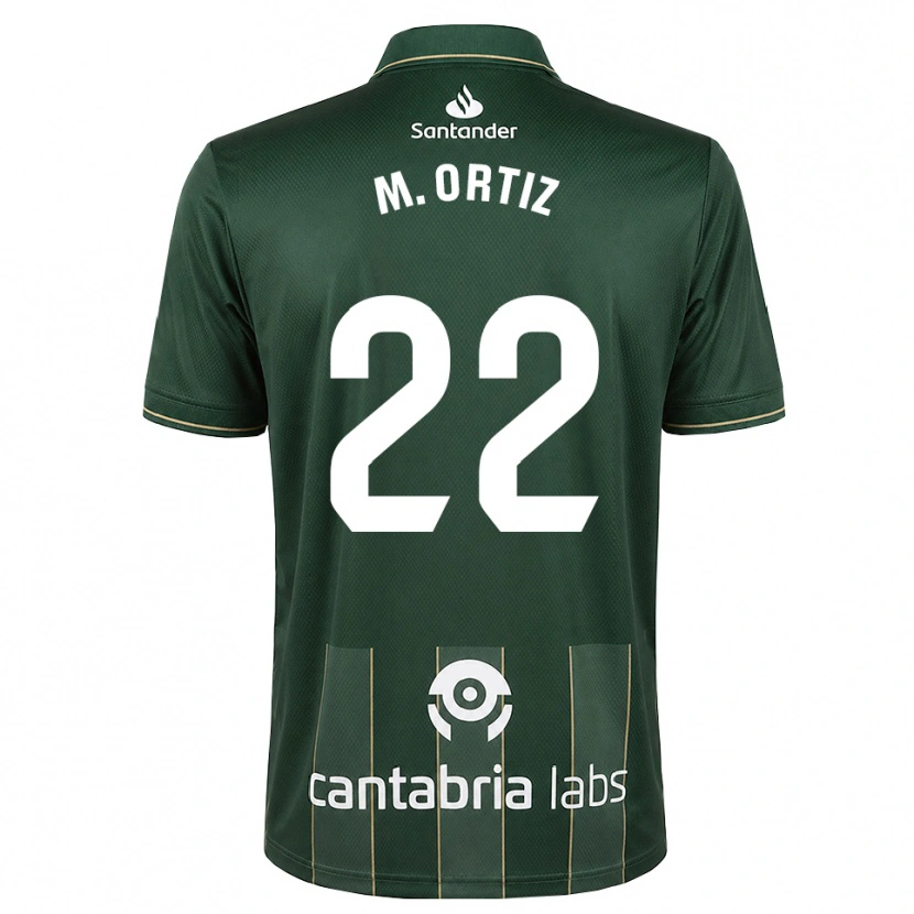 Danxen Męski María Ortiz Heras #22 Ciemnoszary Szary Biały Wyjazdowa Koszulka 2026/27 Koszulki Klubowe