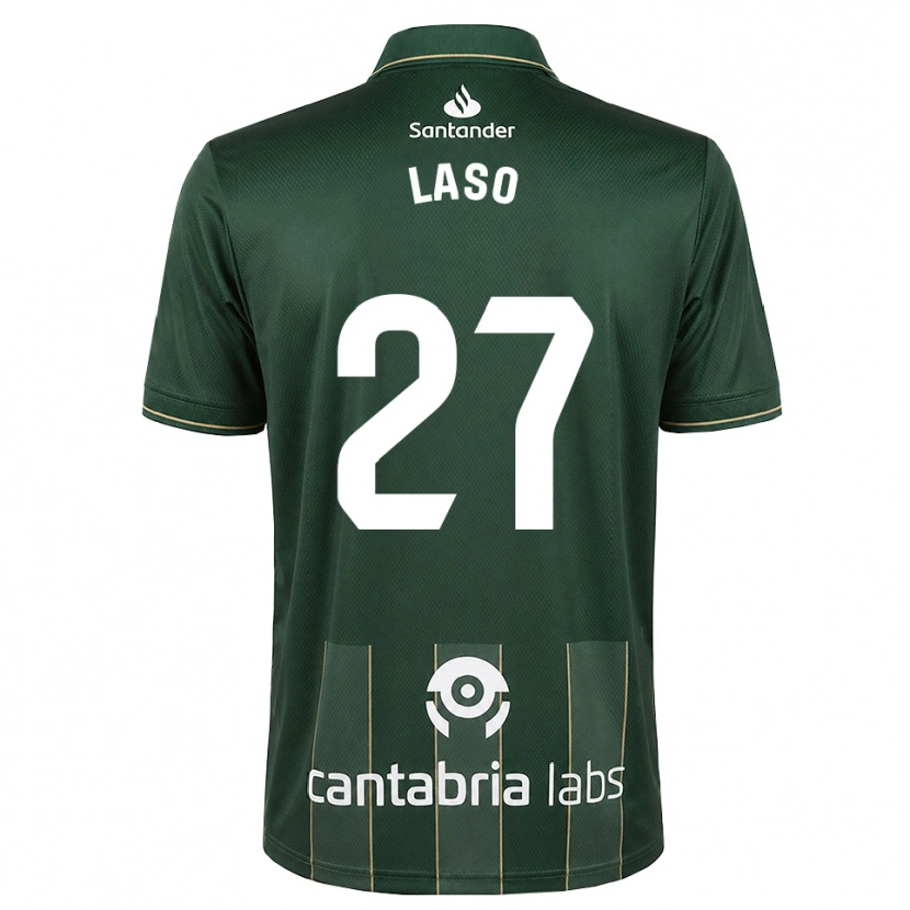Danxen Męski Alejandro Laso #27 Ciemnoszary Szary Biały Wyjazdowa Koszulka 2026/27 Koszulki Klubowe