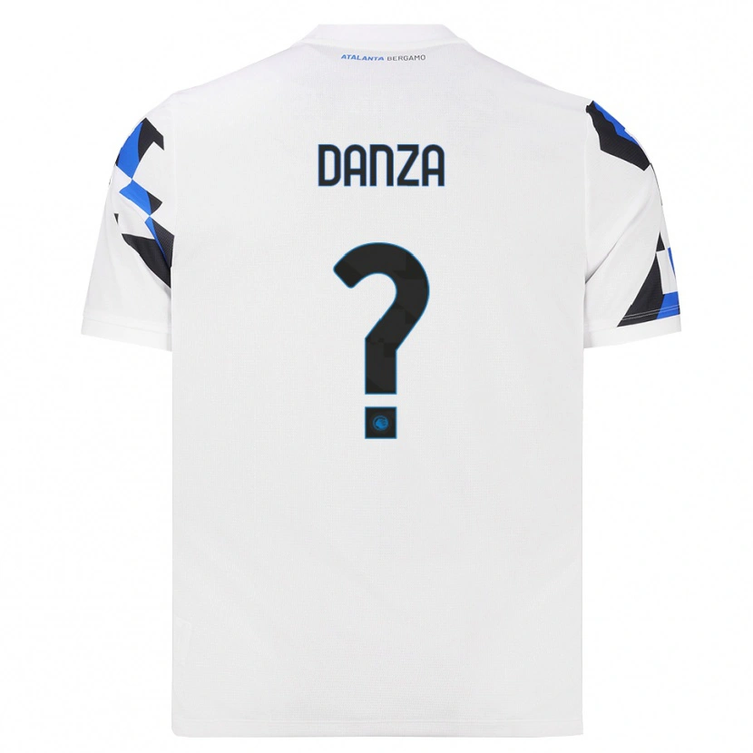 Danxen Męski Mirko Danza #0 Biały Czerwony Niebieski Wyjazdowa Koszulka 2026/27 Koszulki Klubowe