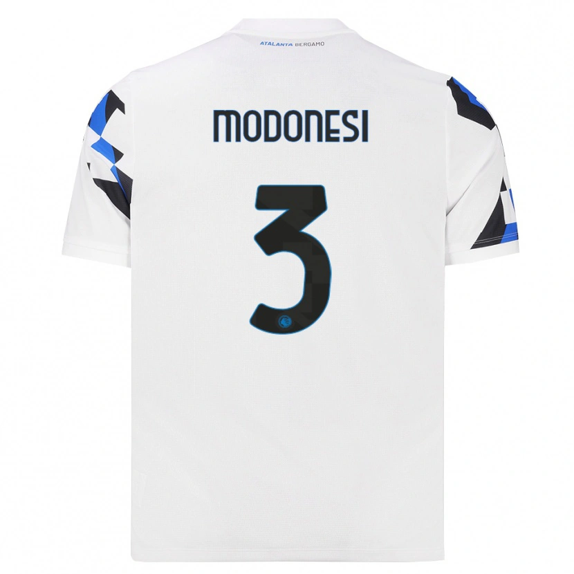 Danxen Męski Giorgio Modonesi #3 Biały Czerwony Niebieski Wyjazdowa Koszulka 2026/27 Koszulki Klubowe