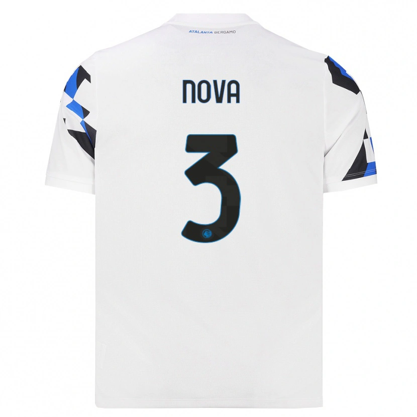 Danxen Męski Riccardo Nova #3 Biały Czerwony Niebieski Wyjazdowa Koszulka 2026/27 Koszulki Klubowe