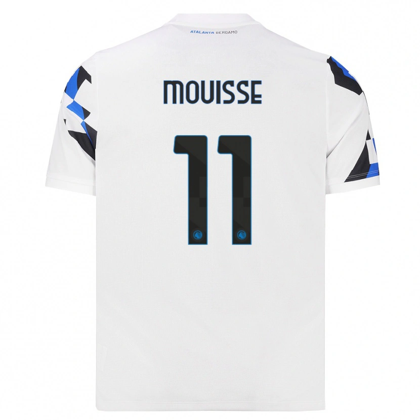 Danxen Męski Giuseppe Mouisse #11 Biały Czerwony Niebieski Wyjazdowa Koszulka 2026/27 Koszulki Klubowe