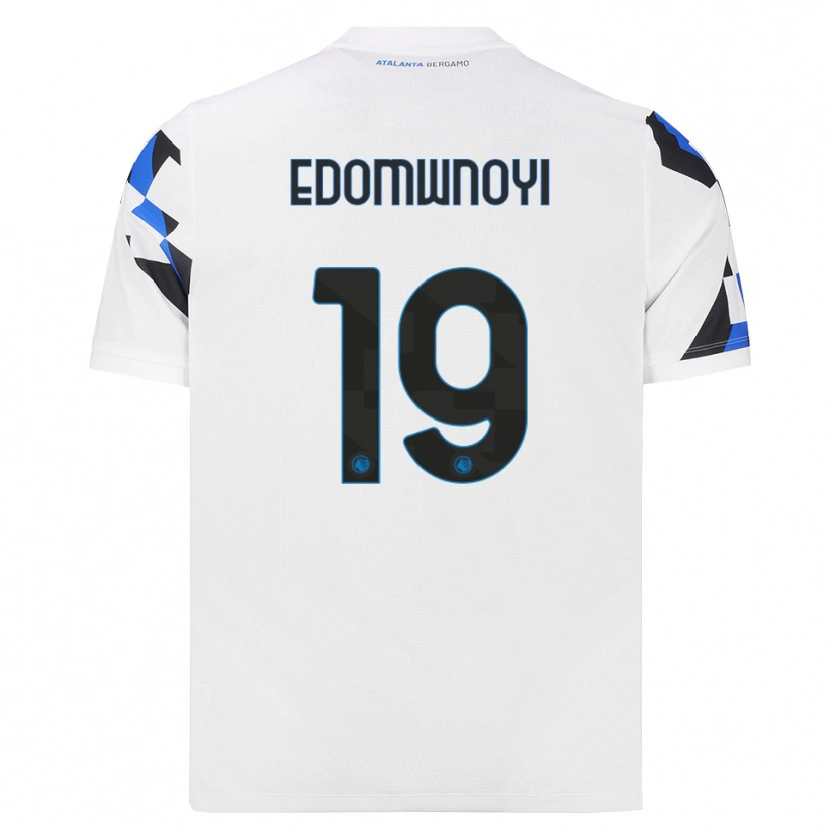 Danxen Męski Blessed Edomwnoyi #19 Biały Czerwony Niebieski Wyjazdowa Koszulka 2026/27 Koszulki Klubowe