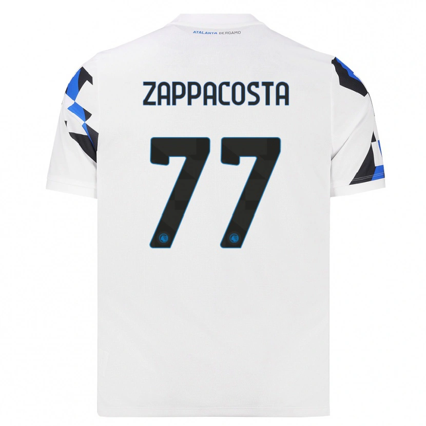 Danxen Męski Davide Zappacosta #77 Biały Czerwony Niebieski Wyjazdowa Koszulka 2026/27 Koszulki Klubowe