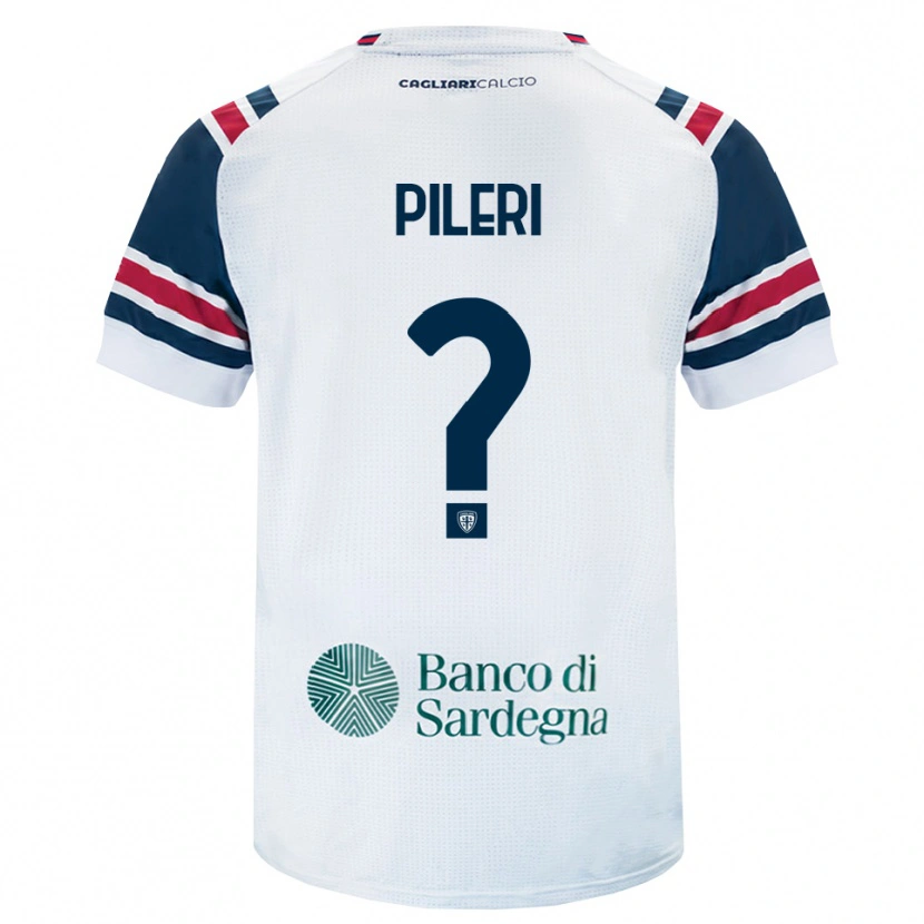 Danxen Męski Matteo Pileri #0 Biały Czerwony Zielony Wyjazdowa Koszulka 2026/27 Koszulki Klubowe