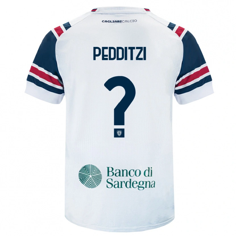 Danxen Męski Simone Pedditzi #0 Biały Czerwony Zielony Wyjazdowa Koszulka 2026/27 Koszulki Klubowe