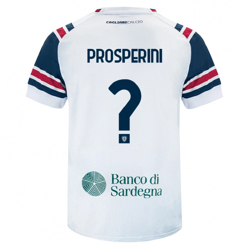 Danxen Męski Matteo Prosperini #0 Biały Czerwony Zielony Wyjazdowa Koszulka 2026/27 Koszulki Klubowe