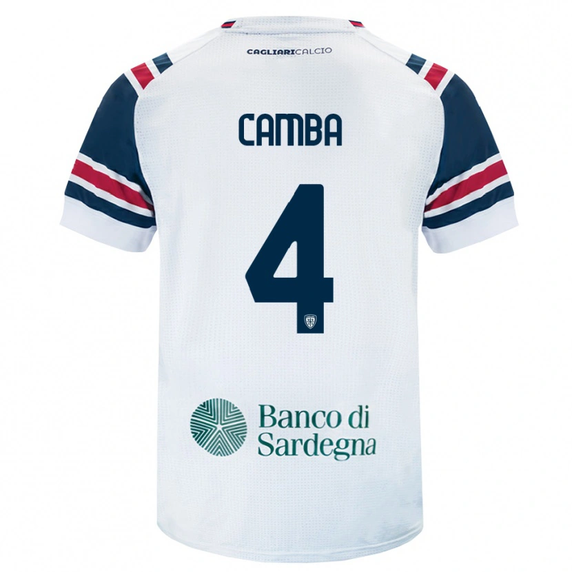 Danxen Męski Daniele Camba #4 Biały Czerwony Zielony Wyjazdowa Koszulka 2026/27 Koszulki Klubowe