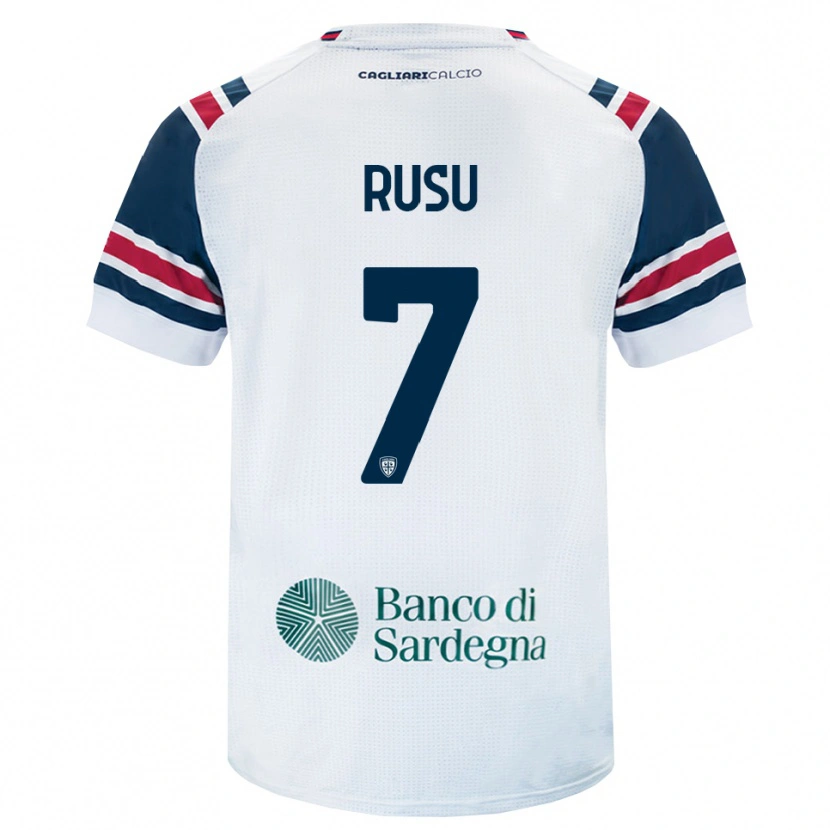 Danxen Męski Timofei Rusu #7 Biały Czerwony Zielony Wyjazdowa Koszulka 2026/27 Koszulki Klubowe