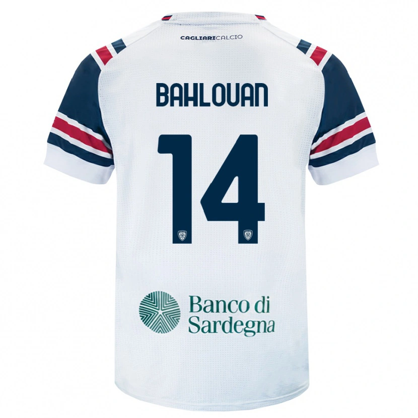 Danxen Męski Amine Bahlouan #14 Biały Czerwony Zielony Wyjazdowa Koszulka 2026/27 Koszulki Klubowe