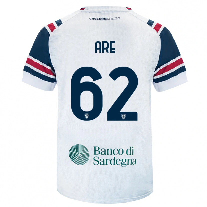 Danxen Męski Emmanuele Are #62 Biały Czerwony Zielony Wyjazdowa Koszulka 2026/27 Koszulki Klubowe