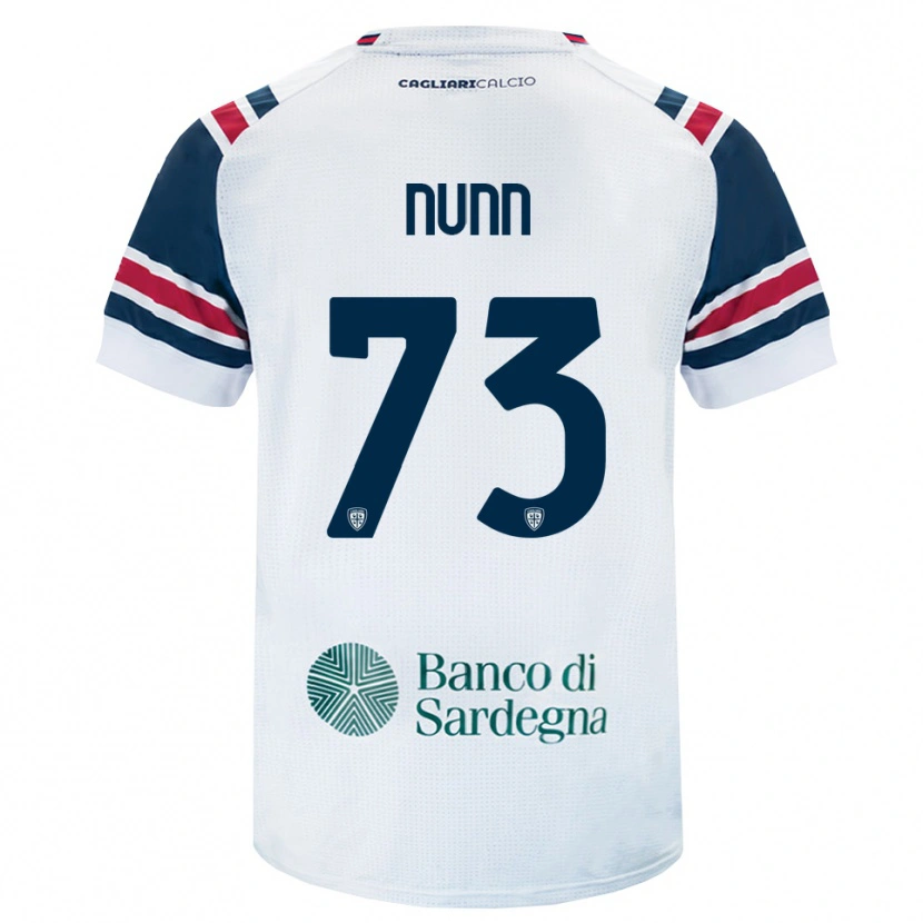 Danxen Męski Jack Nunn #73 Biały Czerwony Zielony Wyjazdowa Koszulka 2026/27 Koszulki Klubowe