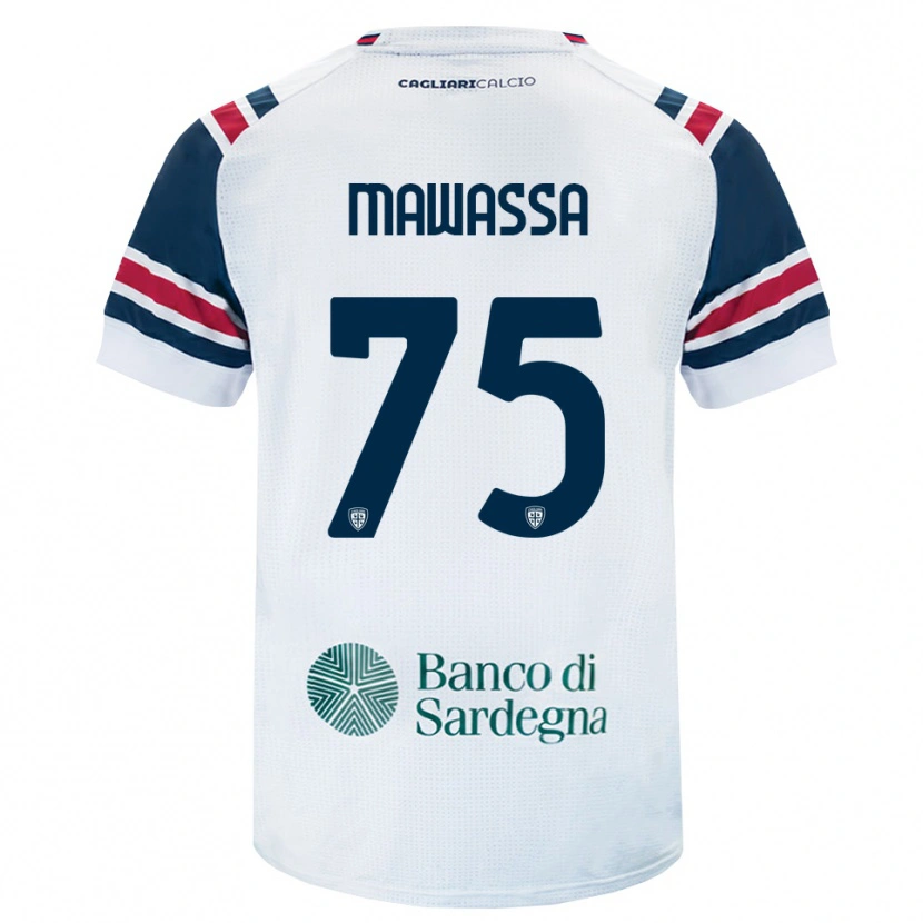 Danxen Męski Enoch Mawassa #75 Biały Czerwony Zielony Wyjazdowa Koszulka 2026/27 Koszulki Klubowe
