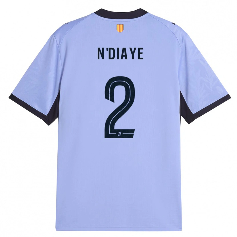 Danxen Męski Osmane N'diaye #2 Lawendowy Czarny Trzeci Komplet Koszulka 2026/27 Koszulki Klubowe