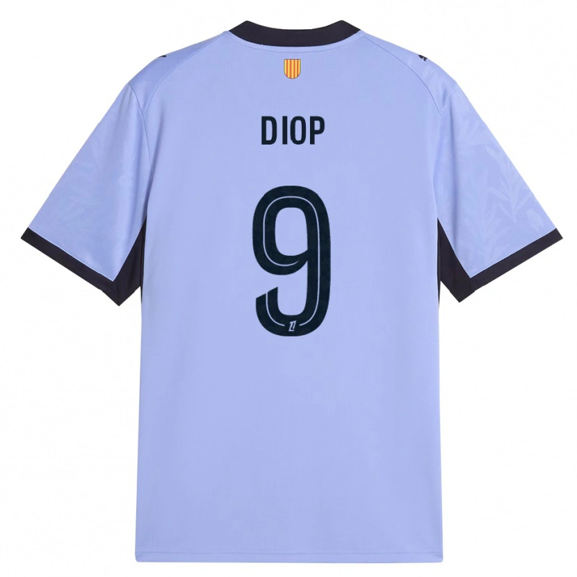 Danxen Męski Mama Diop #9 Lawendowy Czarny Trzeci Komplet Koszulka 2026/27 Koszulki Klubowe