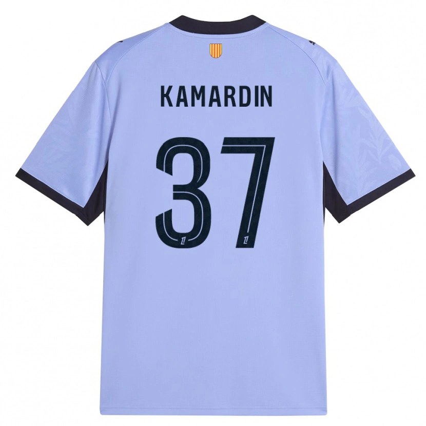 Danxen Męski Aaron Kamardin #37 Lawendowy Czarny Trzeci Komplet Koszulka 2026/27 Koszulki Klubowe