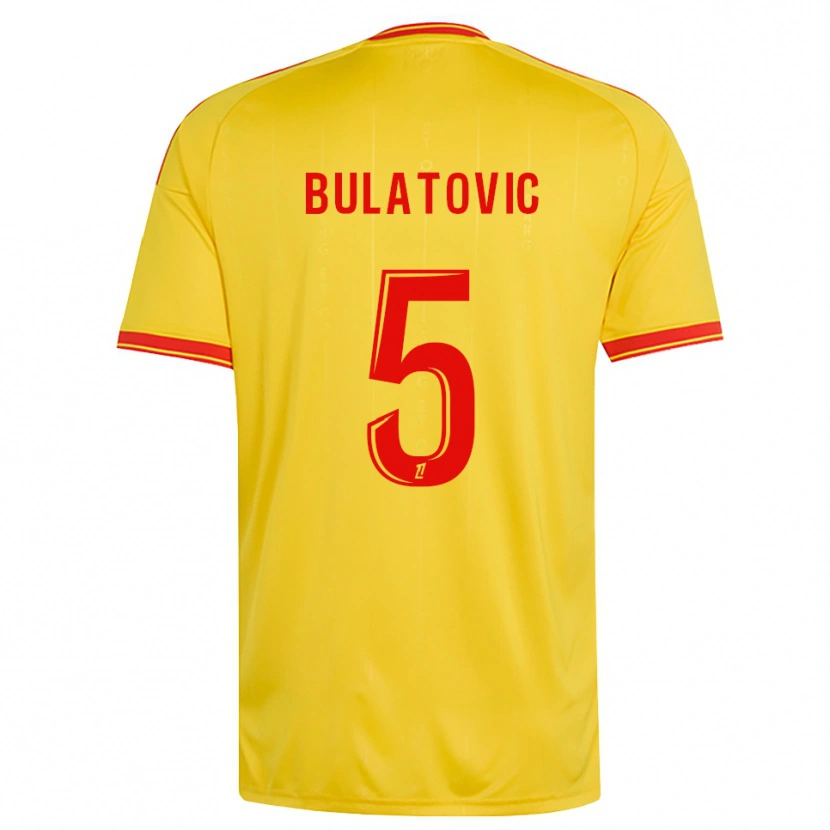 Danxen Kobiety Andrija Bulatovic #5 Złoty Pomarańczowy Czerwony Domowa Koszulka 2026/27 Koszulki Klubowe