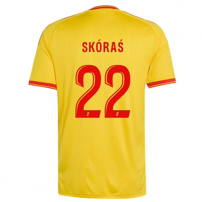 Danxen Kobiety Michal Skoras #22 Złoty Pomarańczowy Czerwony Domowa Koszulka 2026/27 Koszulki Klubowe
