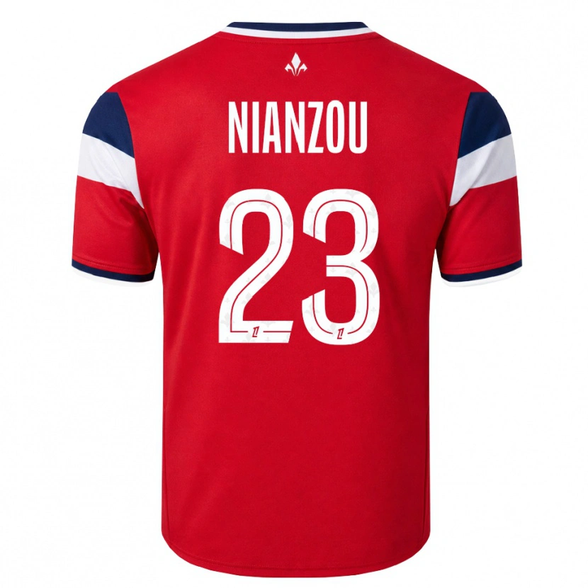 Danxen Kobiety Tanguy Nianzou #23 Czerwony Biały Królewski Niebieski Domowa Koszulka 2026/27 Koszulki Klubowe