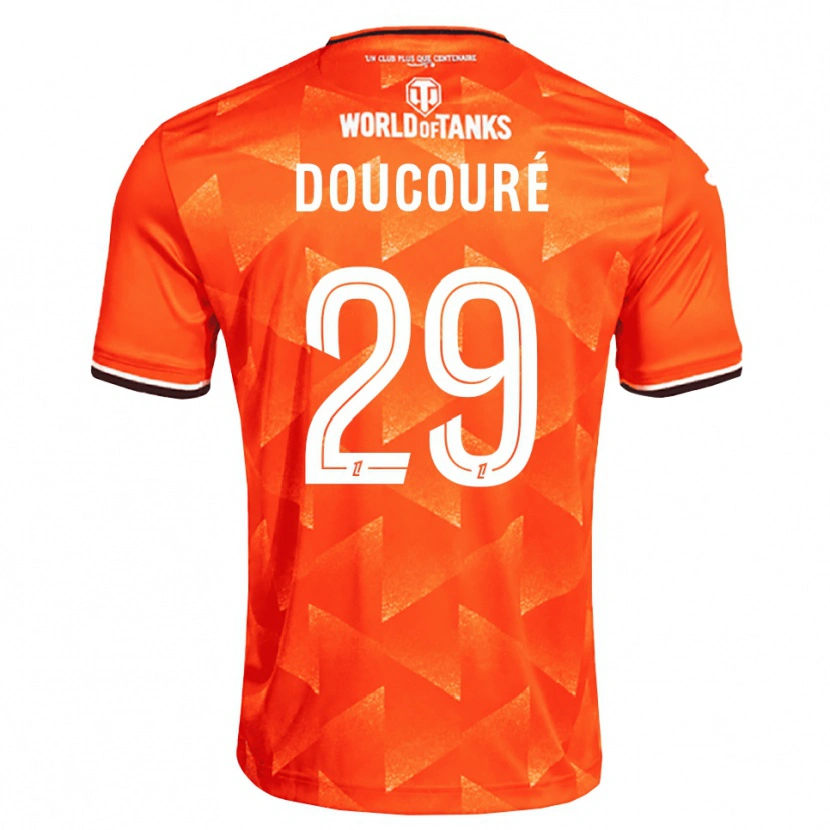 Danxen Kobiety Siriné Doucouré #29 Pomarańczowy Biały Czarny Domowa Koszulka 2026/27 Koszulki Klubowe