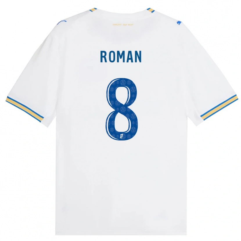 Danxen Kobiety Lucas Roman #8 Niebieski Biały Domowa Koszulka 2026/27 Koszulki Klubowe