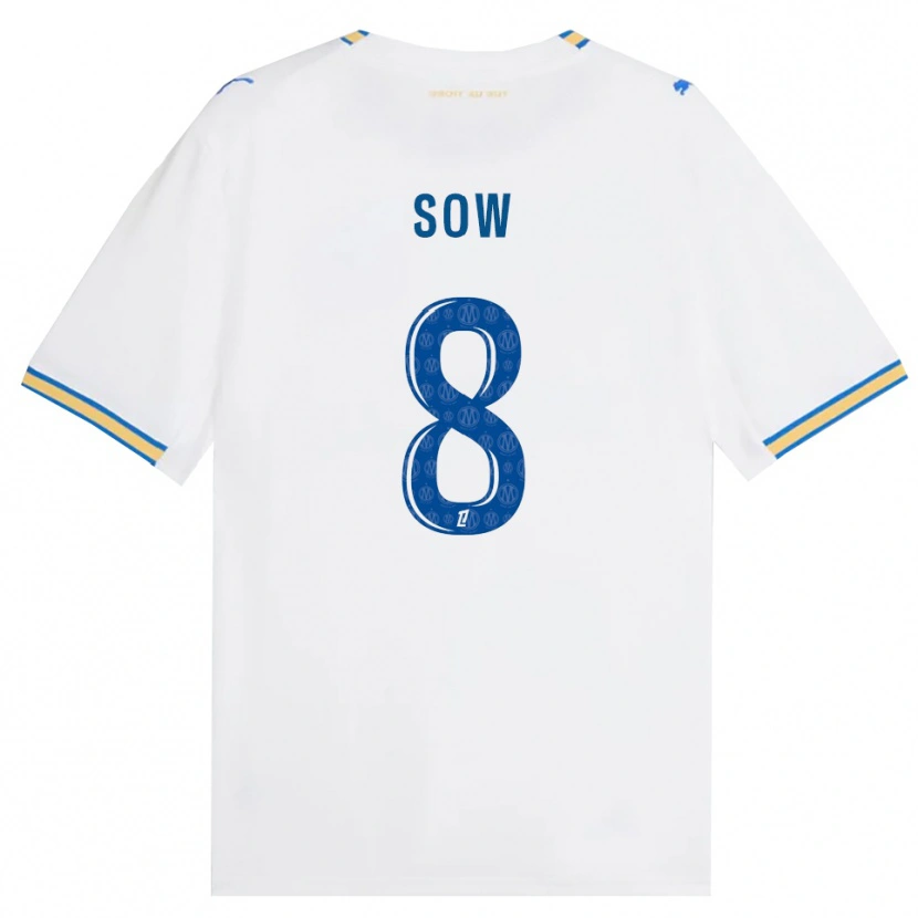 Danxen Kobiety Mbayang Sow #8 Niebieski Biały Domowa Koszulka 2026/27 Koszulki Klubowe