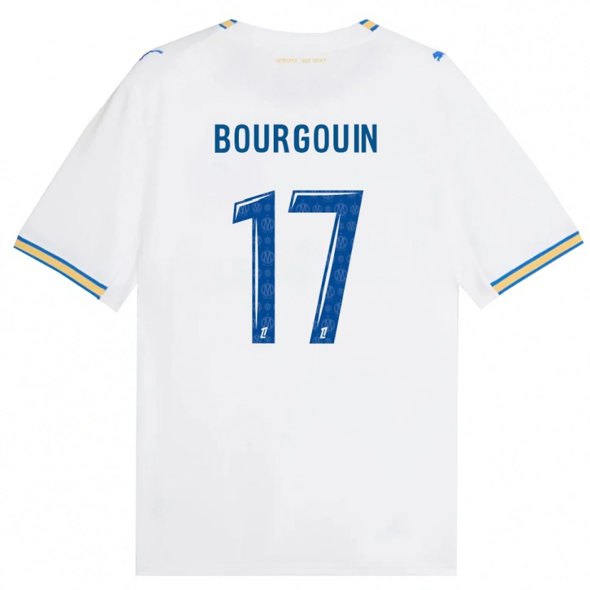 Danxen Kobiety Laura Bourgouin #17 Niebieski Biały Domowa Koszulka 2026/27 Koszulki Klubowe