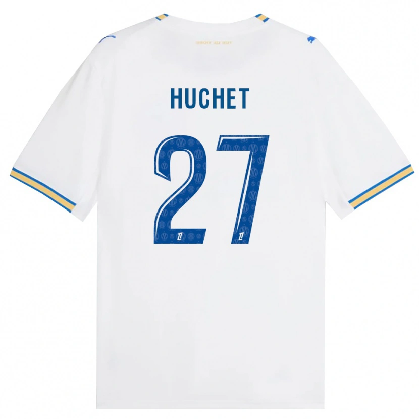 Danxen Kobiety Sarah Huchet #27 Niebieski Biały Domowa Koszulka 2026/27 Koszulki Klubowe
