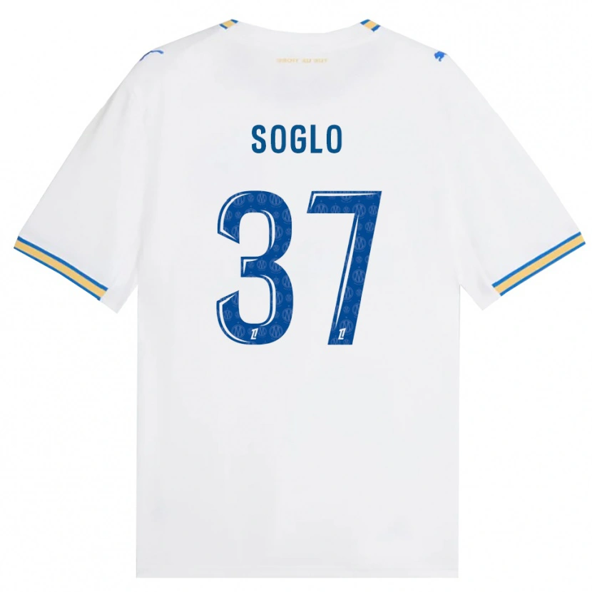 Danxen Kobiety Emran Soglo #37 Niebieski Biały Domowa Koszulka 2026/27 Koszulki Klubowe