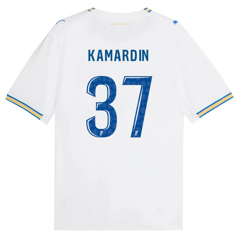 Danxen Kobiety Aaron Kamardin #37 Niebieski Biały Domowa Koszulka 2026/27 Koszulki Klubowe