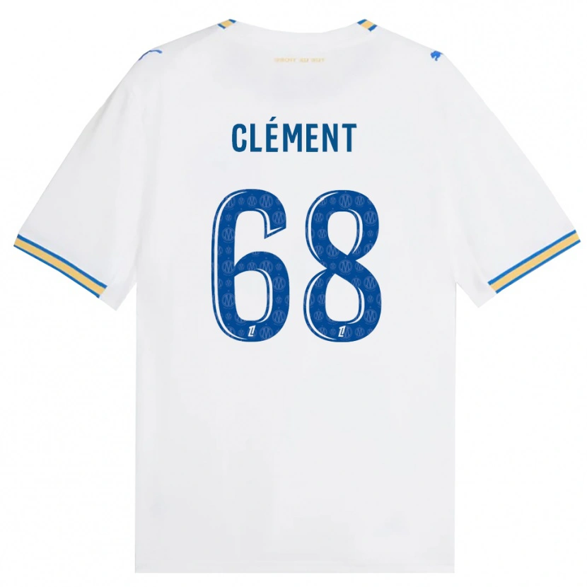 Danxen Kobiety Mathis Clément #68 Niebieski Biały Domowa Koszulka 2026/27 Koszulki Klubowe