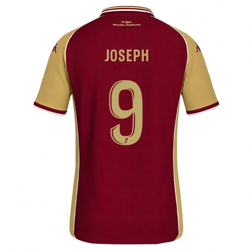 Danxen Kobiety Amélie Joseph #9 Złoty Ciemnoczerwony Domowa Koszulka 2026/27 Koszulki Klubowe