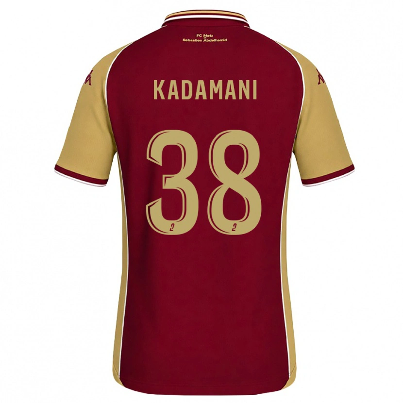 Danxen Kobiety Hamza Kadamani #38 Złoty Ciemnoczerwony Domowa Koszulka 2026/27 Koszulki Klubowe